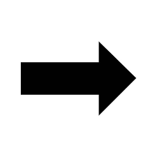 Icon of an arrow pointing to the right. 